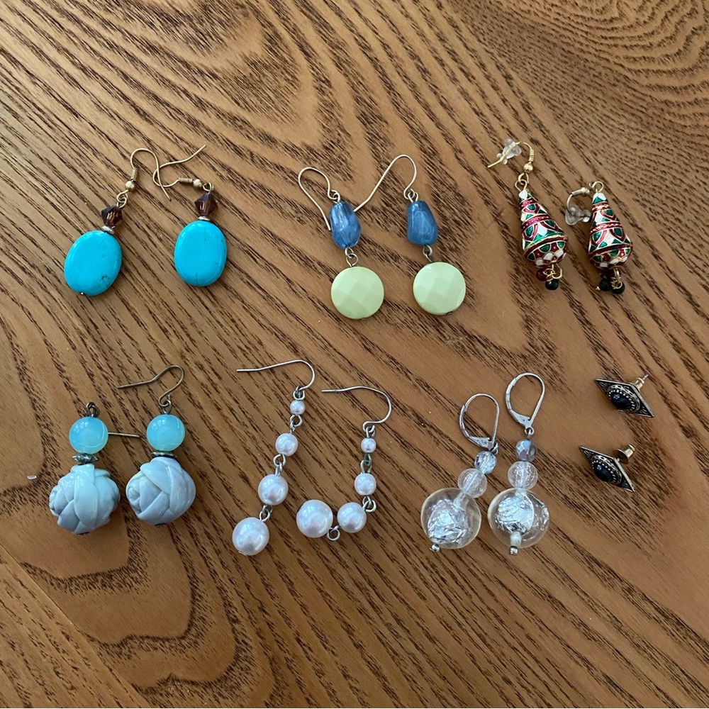 Set of 7 Earrings